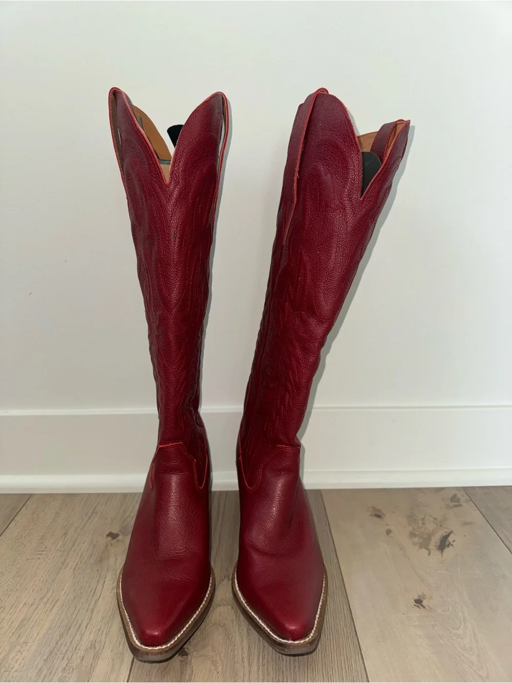 dingo Women's Over-the-Knee Western Boots in Red